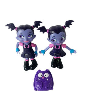 Disney Jr Vampirina Figures Set Of 2 With 1 Backpack Cake Topper Favors